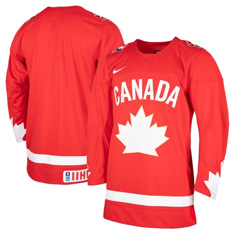 men's nike red hockey canada - team replica jersey|red hockey canada jersey.